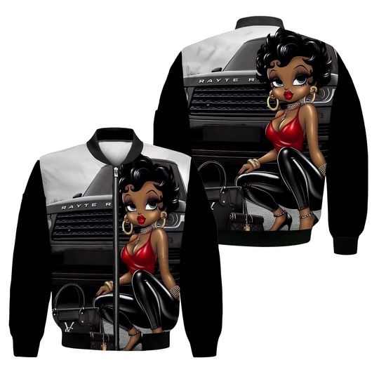 Discover Betty Boop Women's Bomber Jacket
