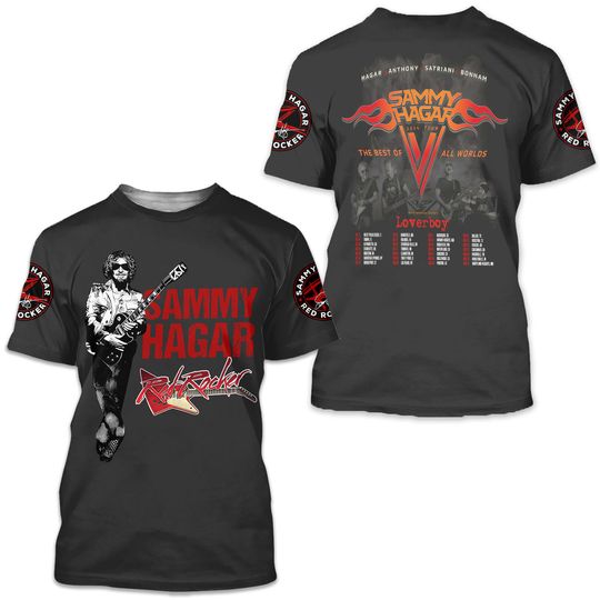 Discover Sammy Hagar Rock Music 2024 Shirt