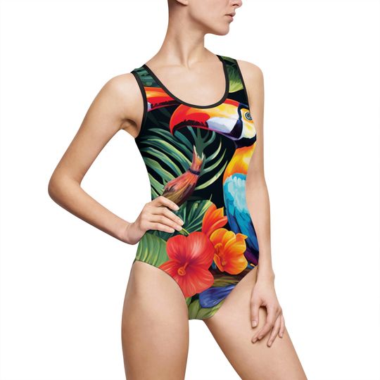 Discover ONE PIECE SWIMSUIT, Floral  Swimsuit for Pool Party Embrace Fun in the Sun, Push up Swimsuit