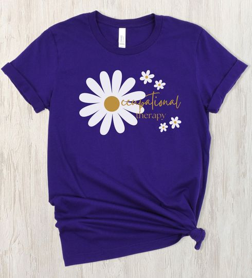 Discover Floral Occupational Therapy T-Shirt - Spring Theme