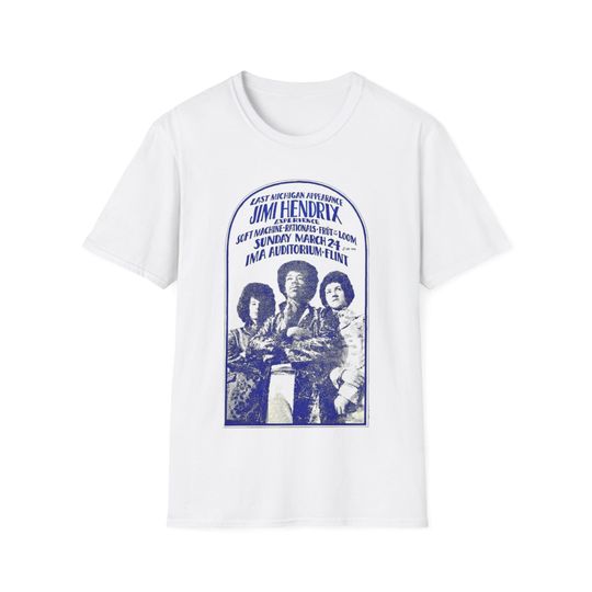 Discover Vintage Jimi Hendrix T-Shirt, Rock n Roll Shirt