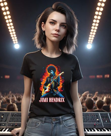 Discover Vintage Jimi Hendrix T-Shirt, Rock n Roll Shirt