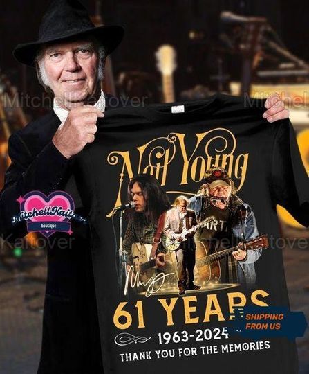 Discover Neil Young Anniversary Tour Shirt