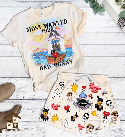 Discover Bad Bunny Pajama Set for Fans