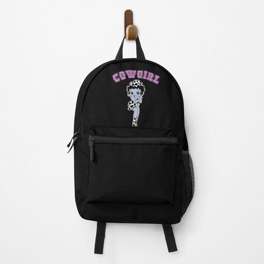 Discover Betty Boop Cowgirl Country Western Cowboy boots Cow print Backpack