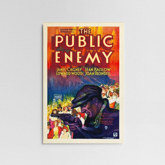 Discover The Public Enemy Movie Poster, Wall Art Decor