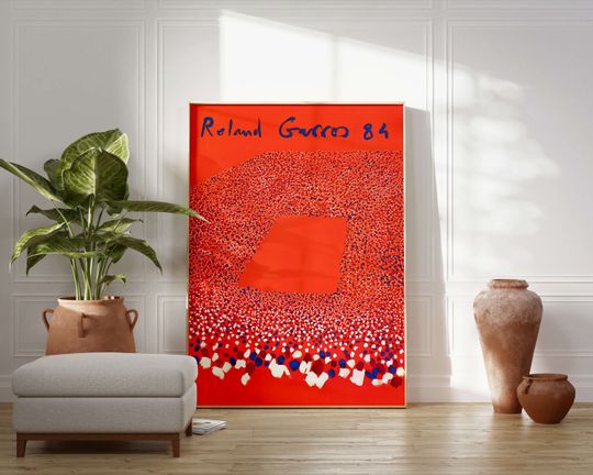 Discover Roland Garros French Open 1984 Poster Print, Gilles Aillaud Print