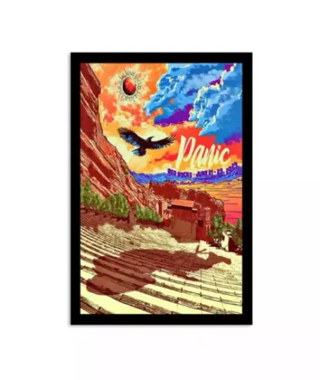 Discover Widespread Panic Jun 21-23 2024 Red Rocks Morrison CO Poster
