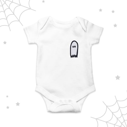 Discover Halloween Baby Grow Ghost Cute Boo Personalised Gifts