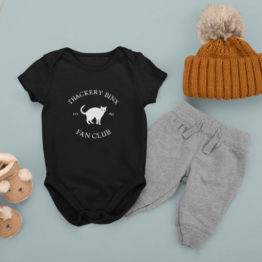 Discover Thackery Binx Fan Club Baby Onesie, Halloween Onesie Shirt