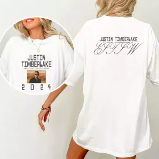 Discover Justin Timberlake 2024 Tour Unisex Shirts, Forget Tomorrow World Tour