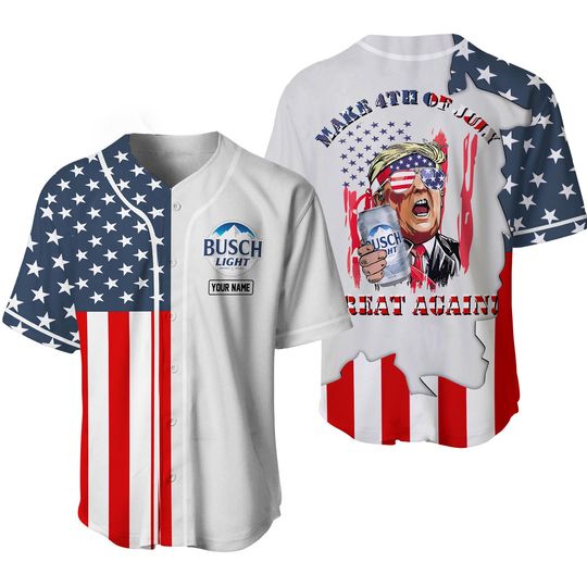 Discover Funny Make 4th of July Election Baseball Jersey