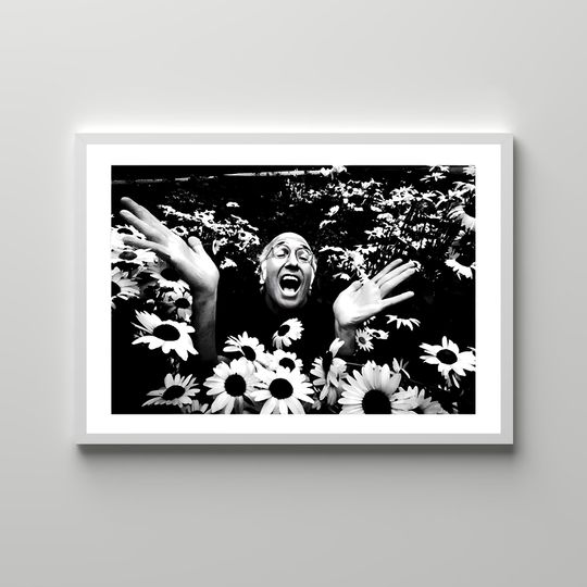 Discover Larry David is my Mood Flower Premium Matte Vertical Poster