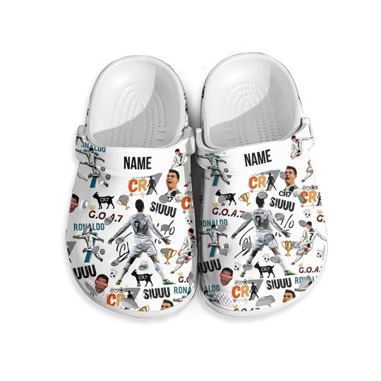 Discover Cristiano Ronaldo Football Soccer Sport Shoes Clogs Shoes