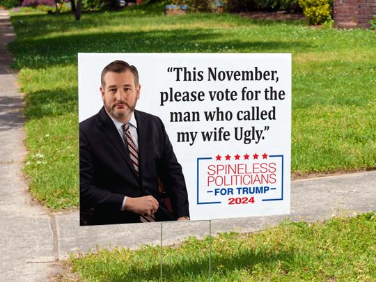 Discover Spineless Politicians for Trump | Ted Cruz | Double Sided