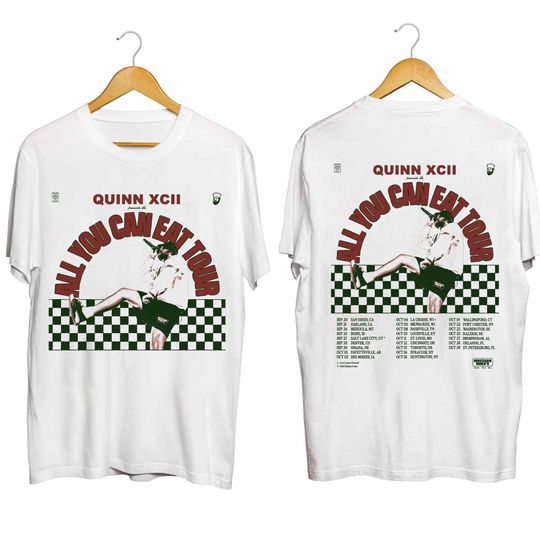 Discover Quinn XCII - The All You Can Eat Tour 2024 Shirt, Quinn XCII Fan Shirt