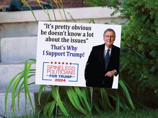 Discover Spineless Politicians for Trump | Mitch McConnell
