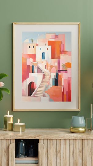 Discover Ally in Greece Paint By Number Kit, Beginners, Modern Paint By Numbers