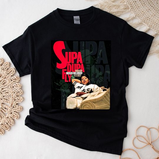 Discover Rare Missy Elliott Rapper Supa Dupa Fly Unisex T Shirt, Music Tour Shirt 2024, Missy Elliott Clothing