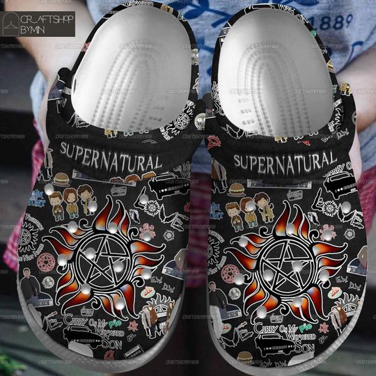 Discover Supernatural Cas Clogs