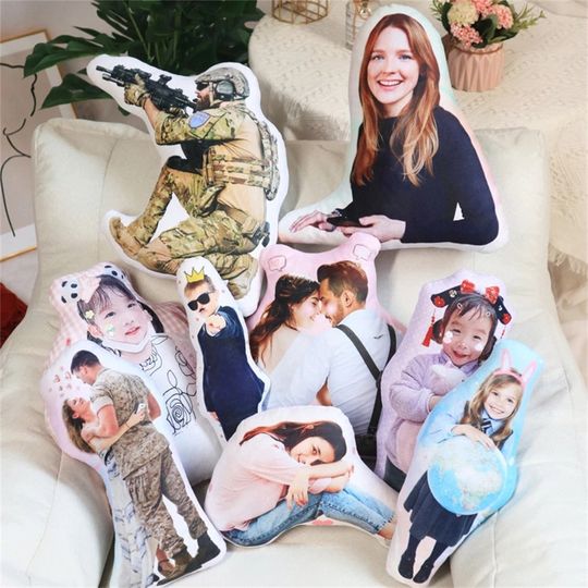 Discover Personalized Photo DIY Humanoid Pillow Custom Photo Pillow