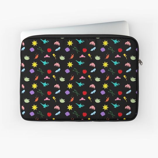 Discover Princess Symbol Pattern Variant Laptop Sleeve