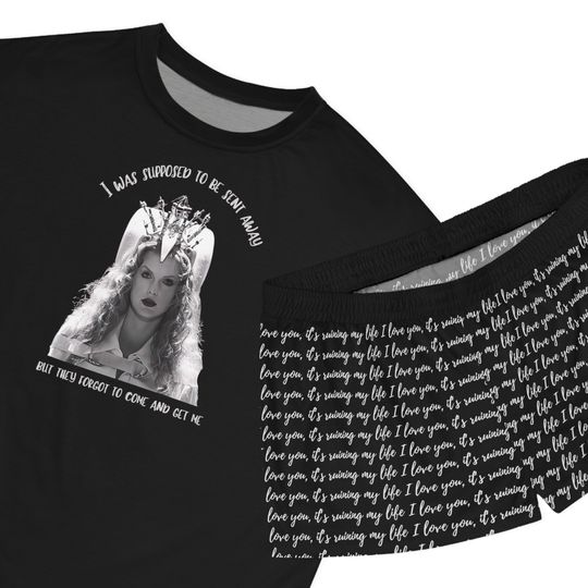 Discover Fortnight TTPD Inspired - Women's Short Pajama Set, Gifts for Taylor Fan