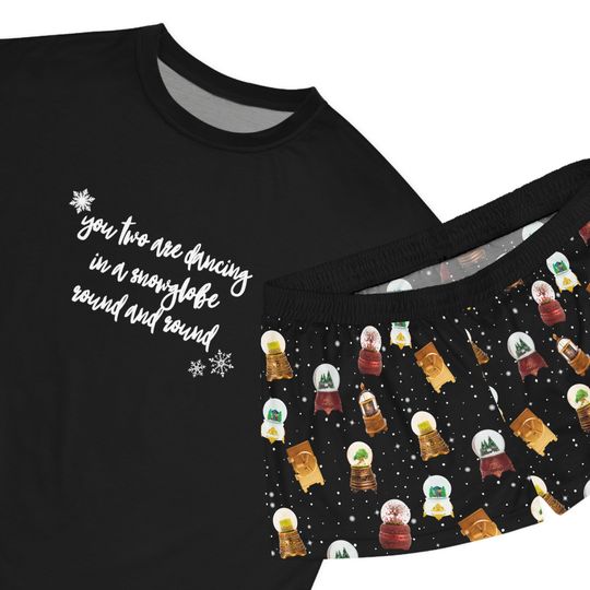 Discover Swiftie Snowglobes - Women's Short Pajama Set, Gifts for Taylor Fan