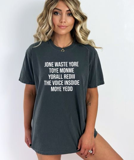 Discover Jone Waste Yore Toye Monme Shirt, Jone Waste Shirt, Funny lyrics shirt