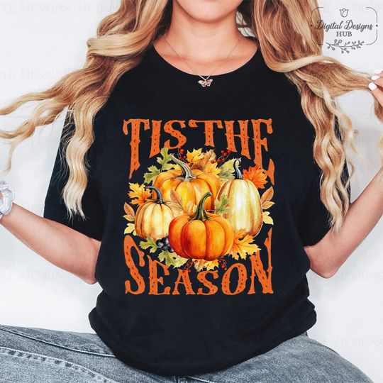 Discover Tis The Season Tshirt, Fall Sweatshirt, Pumpkin Patch Shirt, Autumn Shirt