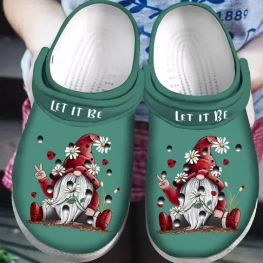 Discover LIB Gnome Christmas Classic Clogs Shoes, Festive and Comfortable
