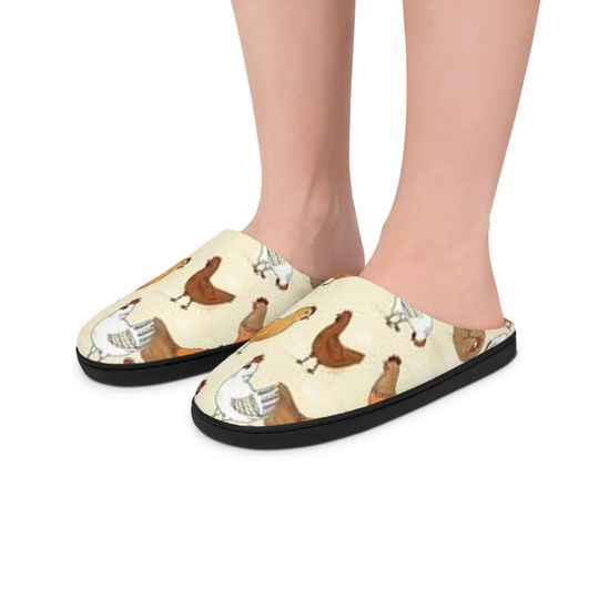 Discover Chicken print - Women's Indoor Slippers