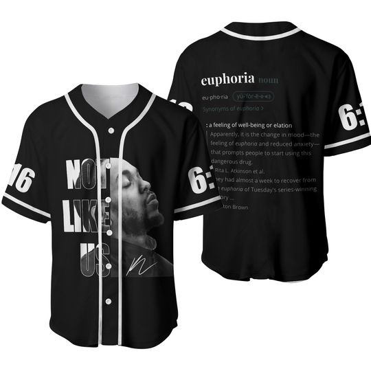Discover Kendrick Lamar Not Like Us 6-16 Baseball Jersey