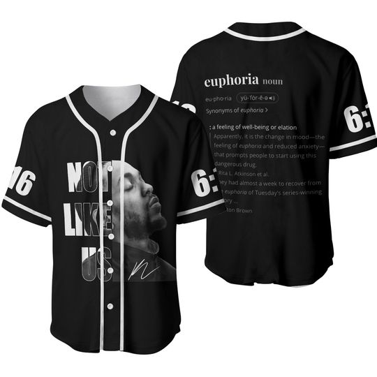 Discover Kendrick Lamar Not Like Us 6-16 Baseball Jersey