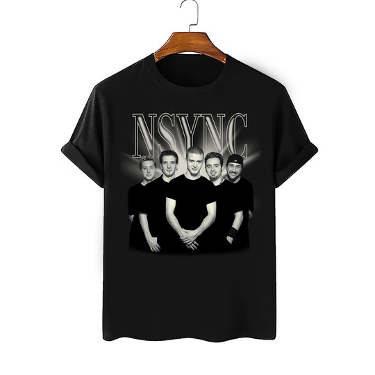Discover Vintage Y2k NSYNC Shirt, 90s Boy Band Shirt