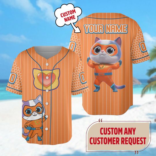Discover Custom Buddy Superkitties Baseball Jersey, Superkitties Jersey Team