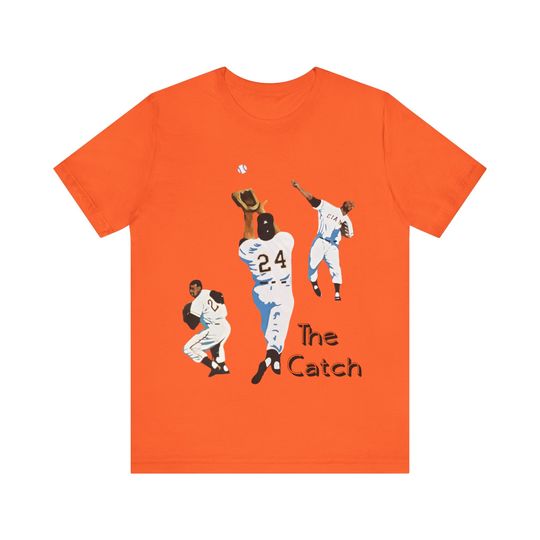 Discover Willie Mays The Catch Unisex Jersey Short Sleeve Tee