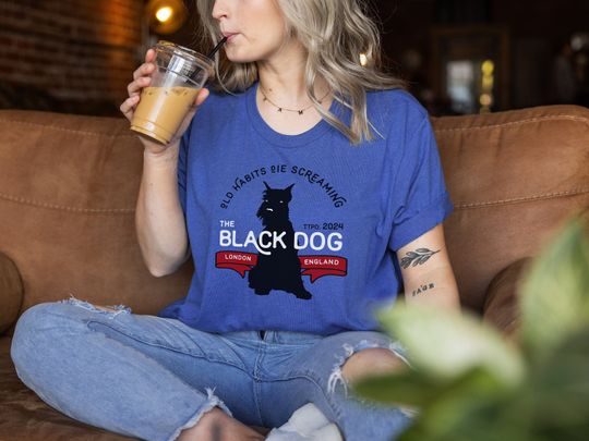 Discover The Black Dog T-Shirt | TTPD Unisex Tee | Swiftie T-Shirt