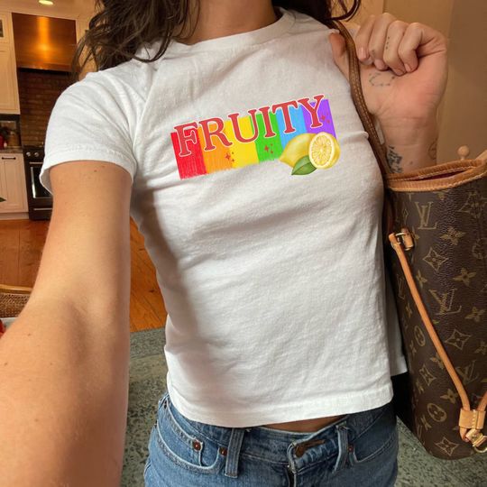 Discover Fruity Baby Tee - LGBTQ Pride Graphic Design