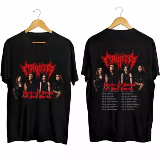 Discover Crypta Shades Tour 2024 T-Shirt, Unisex For Fans
