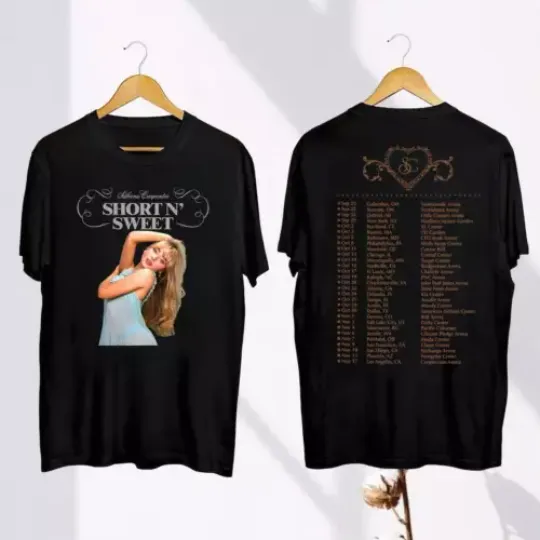 Discover 2024 Sabrina Carpenter Tour Shirt, Sabrina Carpenter Short N Sweet 2024 Concert