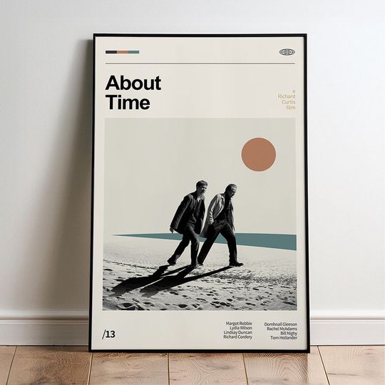 Discover About Time 2013 Movie Poster | Minimalist | Midcentury Poster