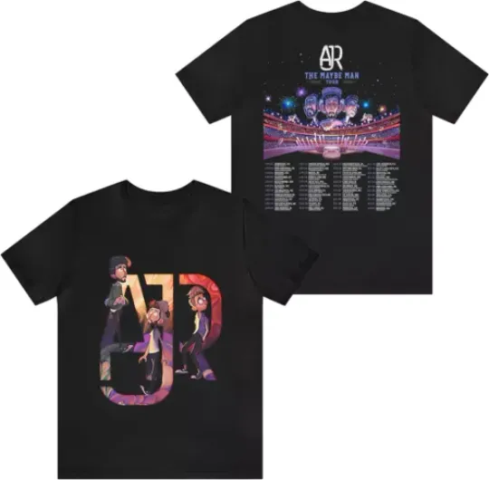 Discover The Maybe Man Tour 2024 T Shirt Brothers Band The Click Galaxy Concert Merch