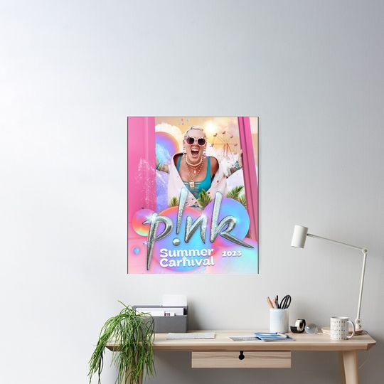 Discover 2023 pink summer tour carnivale Classic T-Shirt Poster