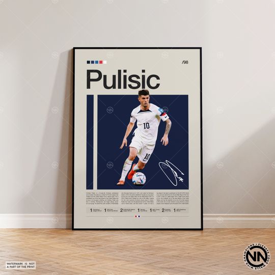 Discover Christian Pulisic USMNT Poster