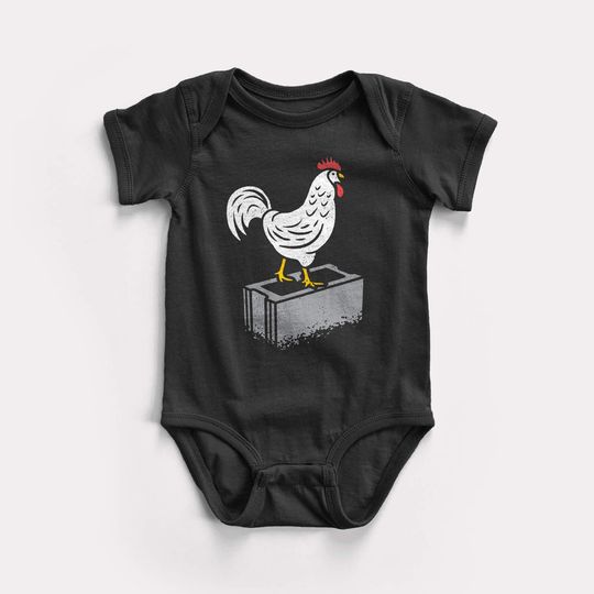 Discover Cock Block Baby Bodysuit - BabyDoopy - Funny Hip Modern Kids Graphic Print
