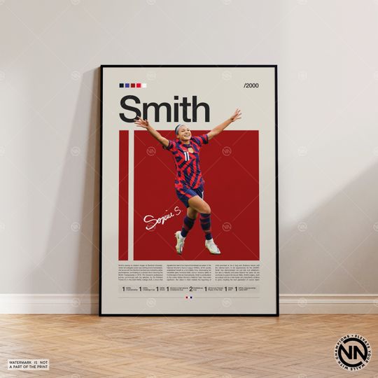 Discover Sophia Smith USWNT Sports Poster Collection