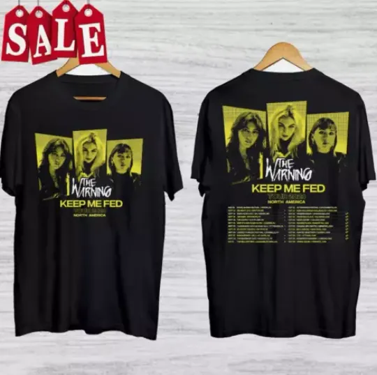 Discover New The Warning Band Tour2024 Unisex Men T-Shirt