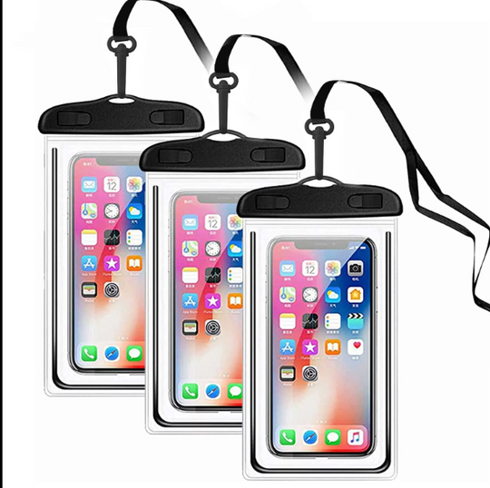 Discover Clear Waterproof Phone Pouch Case | PVC Protect phone from water & sand