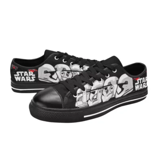 Discover Stormtrooper Boba Fett Canvas Sneakers Low Top Shoes